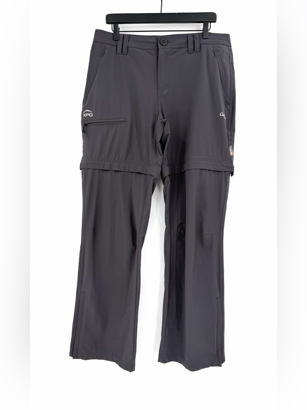 CABELA'S XPG Zip Off Convertible Hiking Pants Grey 12